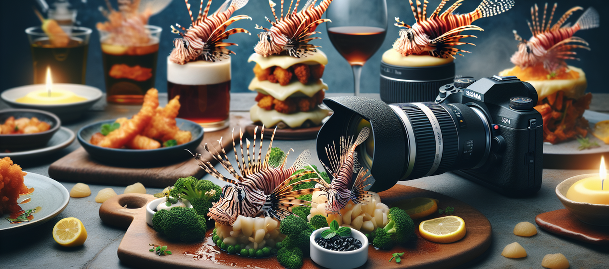 alt_text: A culinary spread featuring dishes made from lionfish, highlighting their use in cuisine.